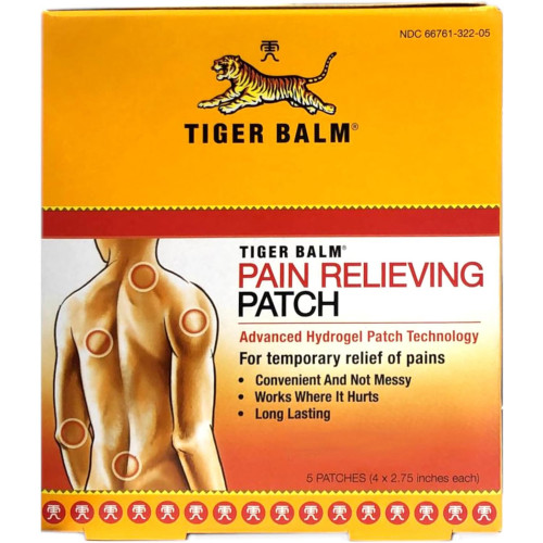 Tiger Balm Pain Relieving Patches - 5 ct