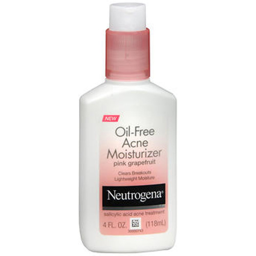 Neutrogena Oil-Free Acne Moisturizer Pink Grapefruit - 4 oz Neutrogena Oil-Free Acne Moisturizer Pink Grapefruit - 4 oz
