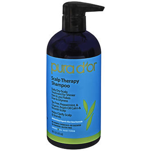 Pura D'or Scalp Therapy Shampoo - 16 oz