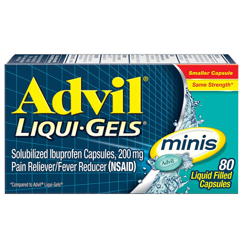 Advil Liqui-Gels Minis Capsules, 200mg  - 80 ct