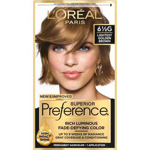L'Oreal Superior Preference - 6-1/2G Lightest Golden Brown (Warmer)