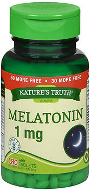 Nature's Truth Melatonin 1 mg Dietary Supplement - 180 Tablets