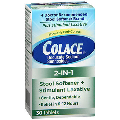 Colace 2-in-1 Tablets - 30 ct