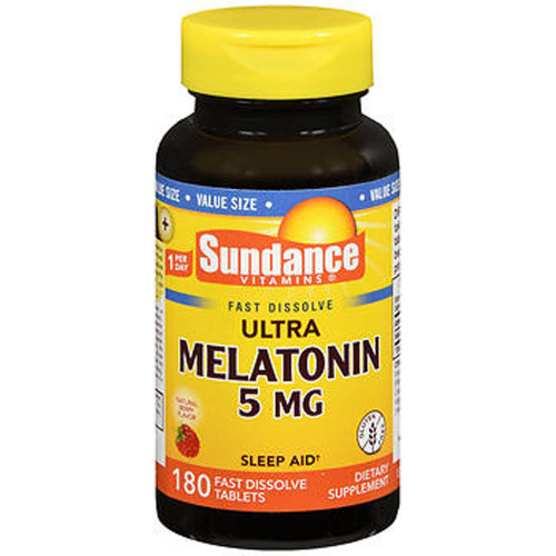 Sundance Ultra Melatonin 5 mg Fast Dissolve - 180 Tablets