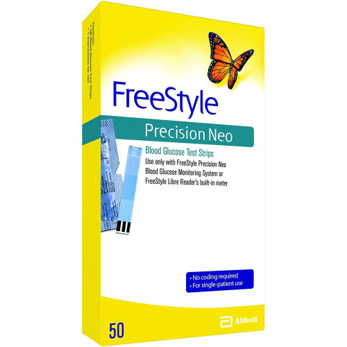 FreeStyle Precision Neo Blood Glucose Test Strips - 50 ct