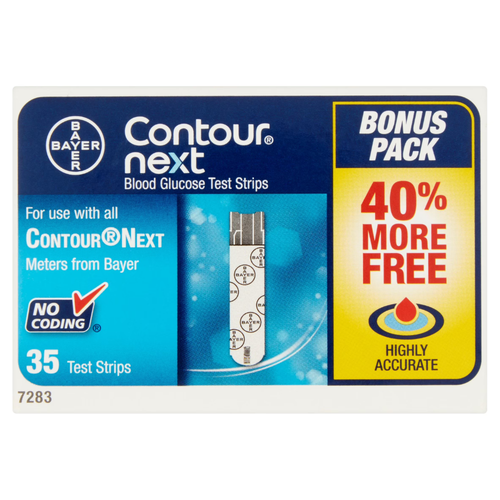 Contour Next Blood Glucose Test Strips - 35 Strips