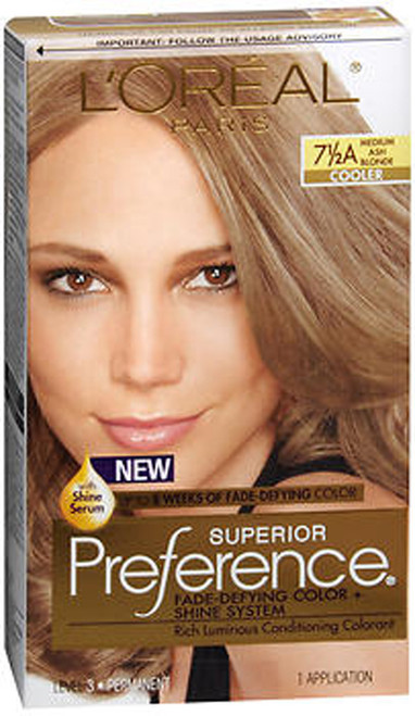 L'Oreal Superior Preference - 7-1/2A Medium Ash Blonde (Cooler)