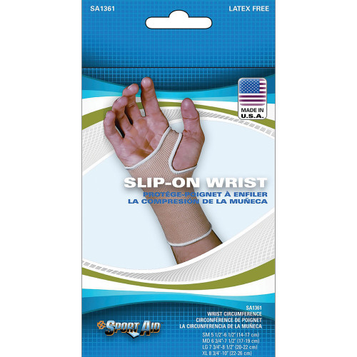 Sport Aid Slip-On Wrist Support, Small - Each
