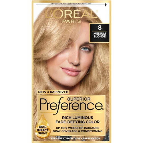 L'Oreal Superior Preference - 8 Medium Blonde (Natural)