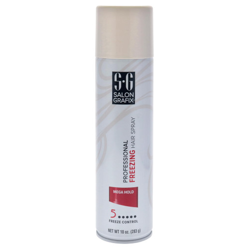 Salon Grafix Professional Freezing Hair Spray Styling Mist Mega Hold - 10 oz