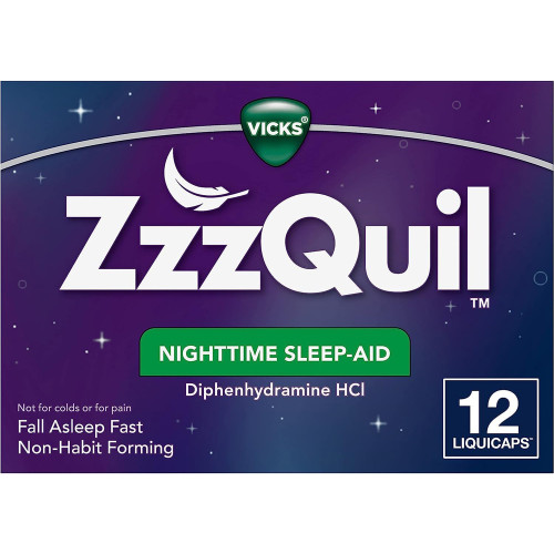 ZzzQuil Nighttime Sleep Aid - LiquiCaps - 12 Ct.