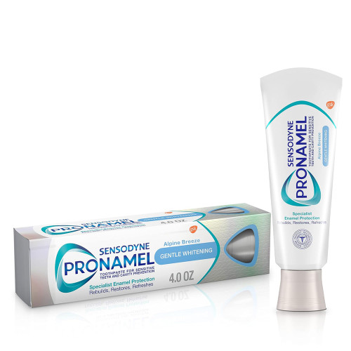 Sensodyne Pronamel Daily Anti-Cavity Fluoride Toothpaste Gentle Whitening Alpine Breeze - 4 oz Sensodyne Pronamel Daily Anti-Cavity Fluoride Toothpaste Gentle Whitening Alpine Breeze - 4 oz