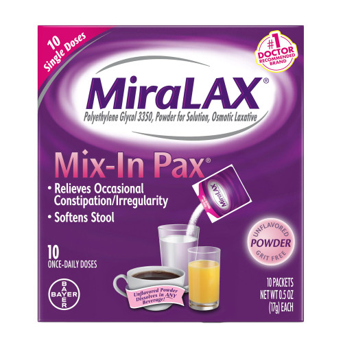MiraLAX Powder Packets - 10 ct