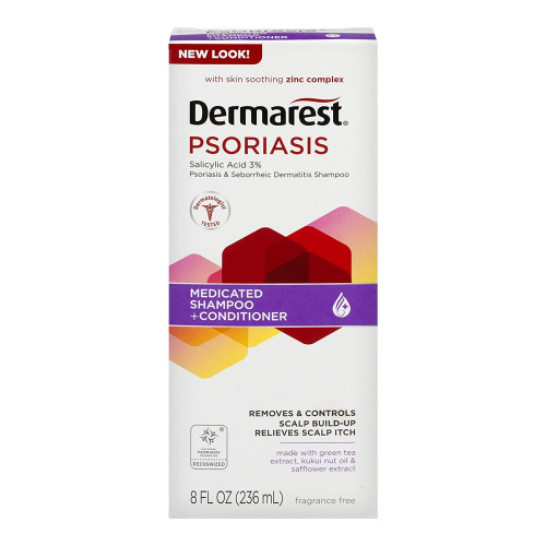 Dermarest Psoriasis Medicated Shampoo Plus Conditioner - 8 oz