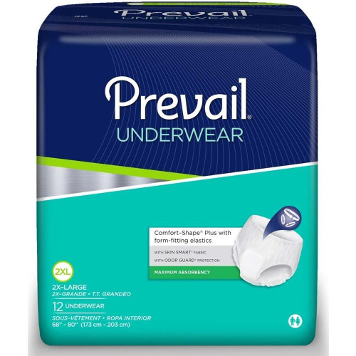 Prevail Extra Underwear 2X-Large - 48ct