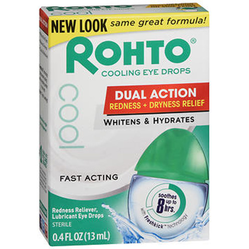 Rohto Cool Redness Relief Lubricant Eye Drops - 0.4 fl oz Rohto Cool Redness Relief Lubricant Eye Drops - 0.4 fl oz