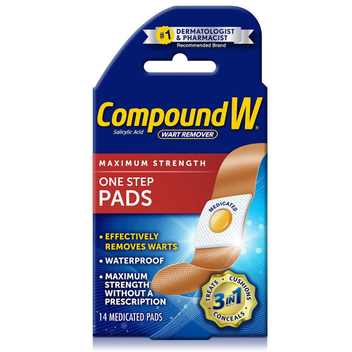 Compound W Wart Remover One Step Pads - 14 Pads