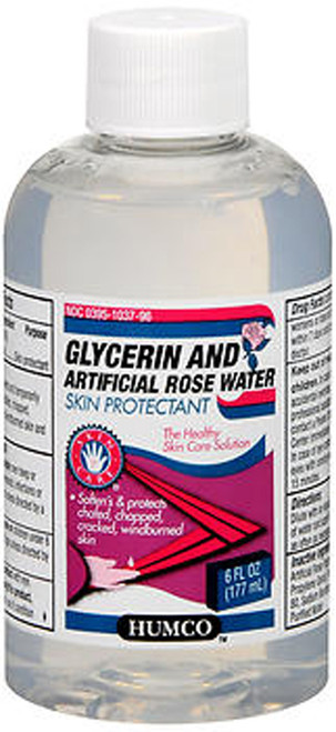 Humco Glycerin and Artificial Rose Water - 6 oz