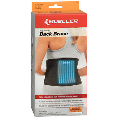 Mueller Sport Care Adjustable Back Brace One Size - Each