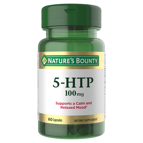Nature's Bounty 5-HTP 100 mg Dietary Supplement Capsules - 60 ct