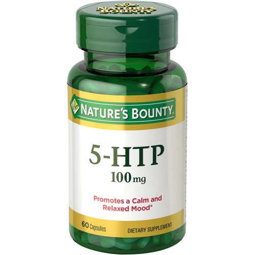 Nature's Bounty 5-HTP 100 mg Dietary Supplement Capsules - 60 ct