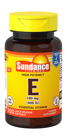 Sundance Vitamins High Potency E 400IU - 100 Softgels