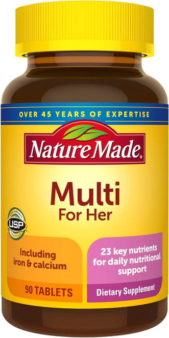 Nature Made Multi for Her Vitamin/Mineral - 90 Tablets