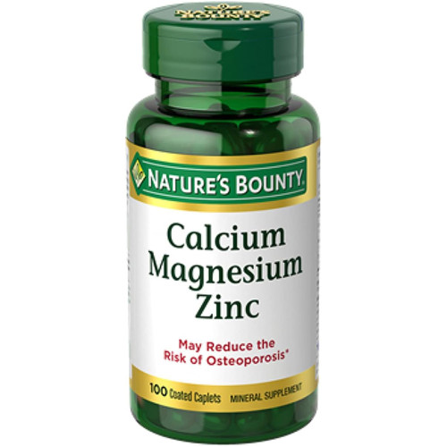 Nature's Bounty Calcium Magnesium Zinc - 100 Caplets