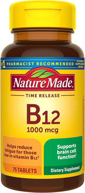Nature Made Vitamin B-12 1000 mcg - 75 Tablets