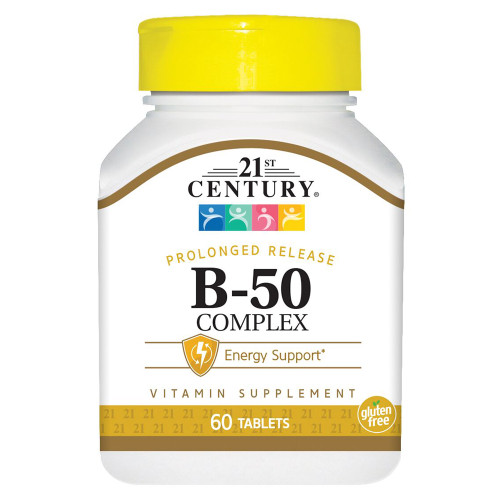 21st Century Complex B-50 Tablets Prolonged Release - 60 ct 21st Century Complex B-50 Tablets Prolonged Release - 60 ct