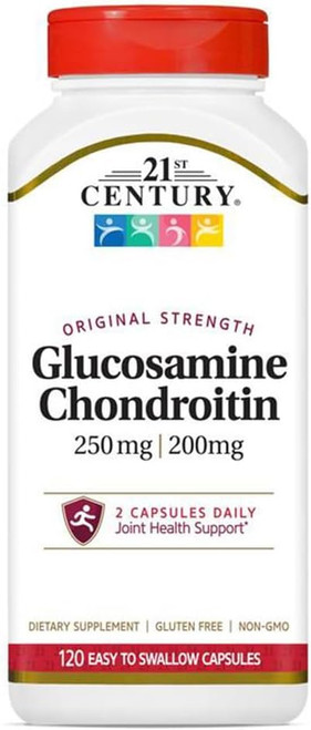 21st Century Glucosamine 250 mg and Chondroitin 200 mg Dietary Supplement - 120 Capsules
