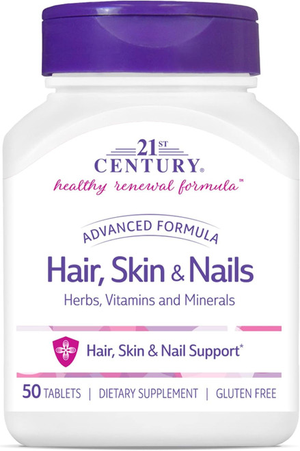 21st Century Hair, Skin & Nails - 50 Caplets