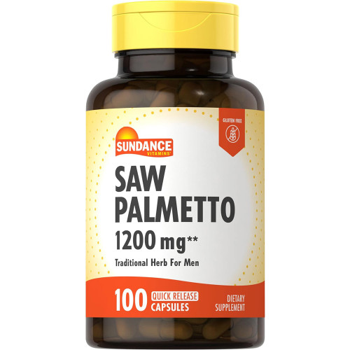 Sundance Vitamins Saw Palmetto 1200 mg - 100 Capsules