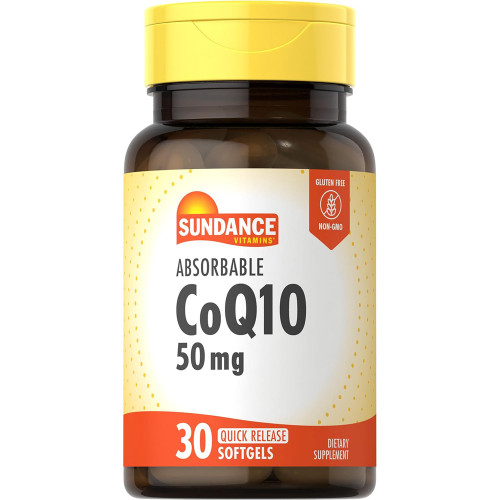 Sundance Vitamins Absorbable CoQ10 50mg - 30 Capsules Sundance Vitamins Absorbable CoQ10 50mg - 30 Capsules