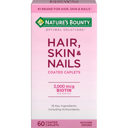 Nature's Bounty Hair, Skin and Nails - 60 Coated Caplets Nature's Bounty Hair, Skin and Nails - 60 Coated Caplets