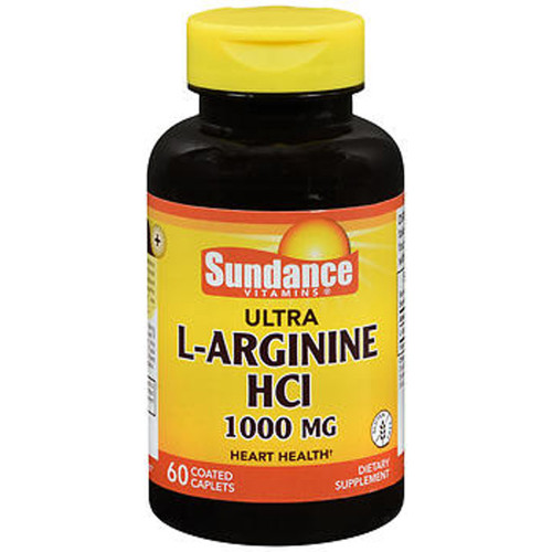 Sundance Ultra L-Arginine HCl 1000 mg - 60 Coated Caplets
