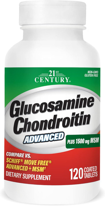 21st Century Glucosamine Chondroitin Advanced Plus MSM Tablets - 120 ct 21st Century Glucosamine Chondroitin Advanced Plus MSM Tablets - 120 ct