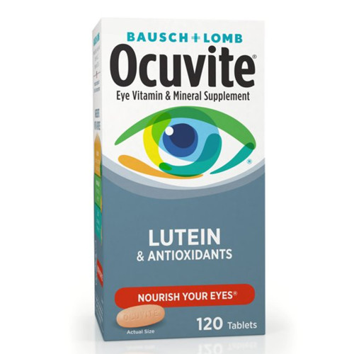 Bausch + Lomb Ocuvite with Lutein Tablets - 120 Tablets