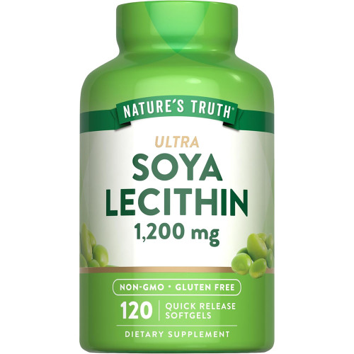 Nature's Truth Ultra Soya Lecithin 1200 mg Quick Release Softgels - 120 ct