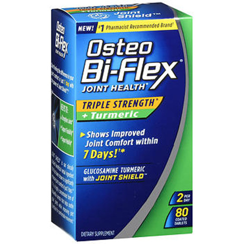 Osteo Bi-Flex Joint Health Herbal Formula With Turmeric Capsules - 80 ct