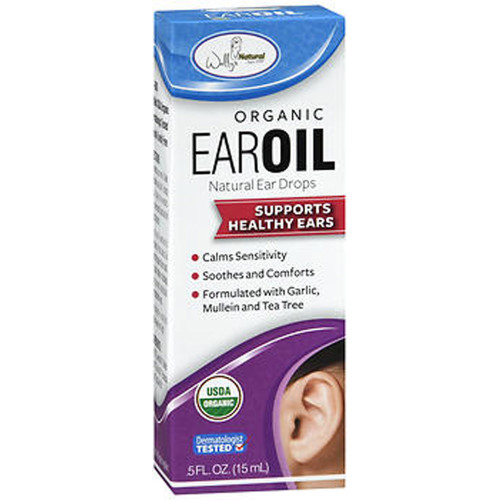 Wally's Natural Organic Ear Oil Natural Ear Drops - .5 oz