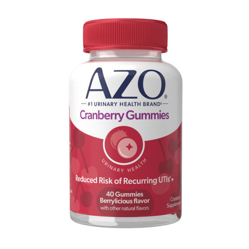 Azo Cranberry Gummies Mixed Berry Flavor - 40 Ct.