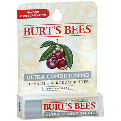Burt's Bees Ultra Conditioning Lip Balm with Kokum Butter - 6 ct