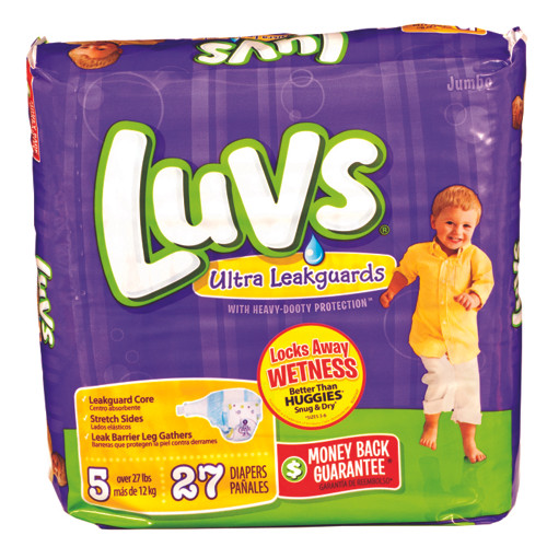 Luvs Convenience Pack Diapers 25ct - Size 5 (25 ct), 27 lb+