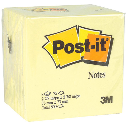 Post It Note Pads - Yellow