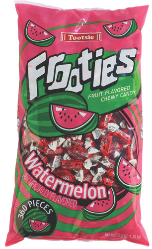 Tootsie Frooties - Watermelon, 360 ct