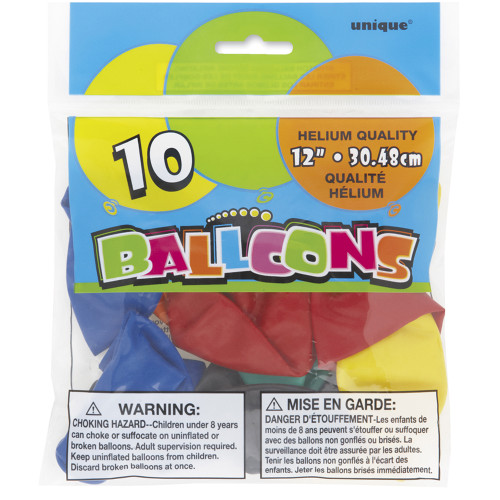 12" Balloon - Assortment, 12"