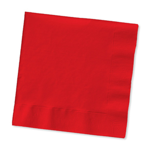 Solid Color Luncheon Napkins - Classic Red, 50 ct