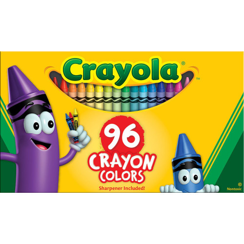 Crayola Crayons - Asst, 96 ct
