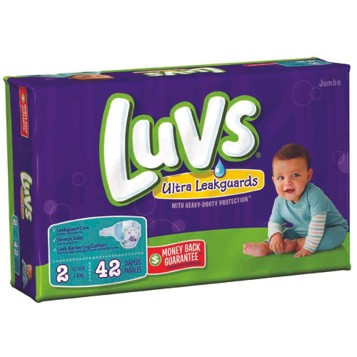Luvs Convenience Pack Diapers 40ct - Size 2 (40 ct), 12-18 lb
